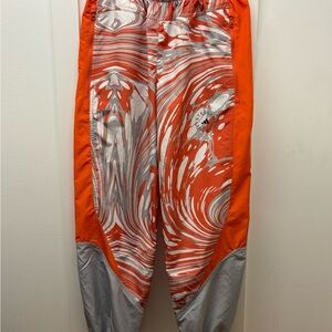 Adidas by Stella McCartney Orange and Gray Swirl Joggers